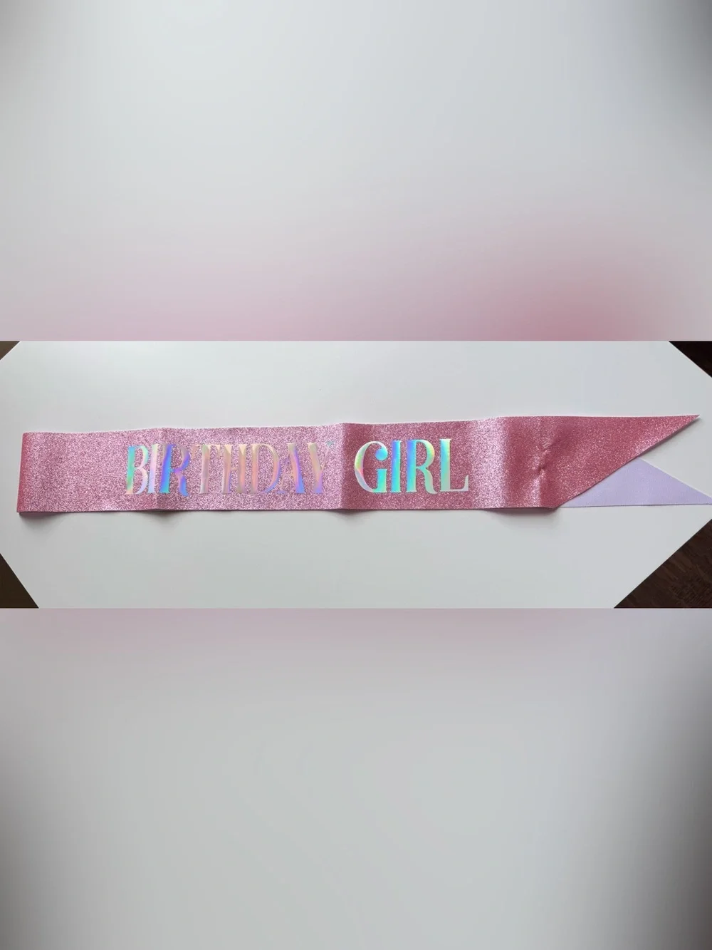 3 PCS Birthday Girl Set. Sash, Tiara & Heart Shaped Glasses.